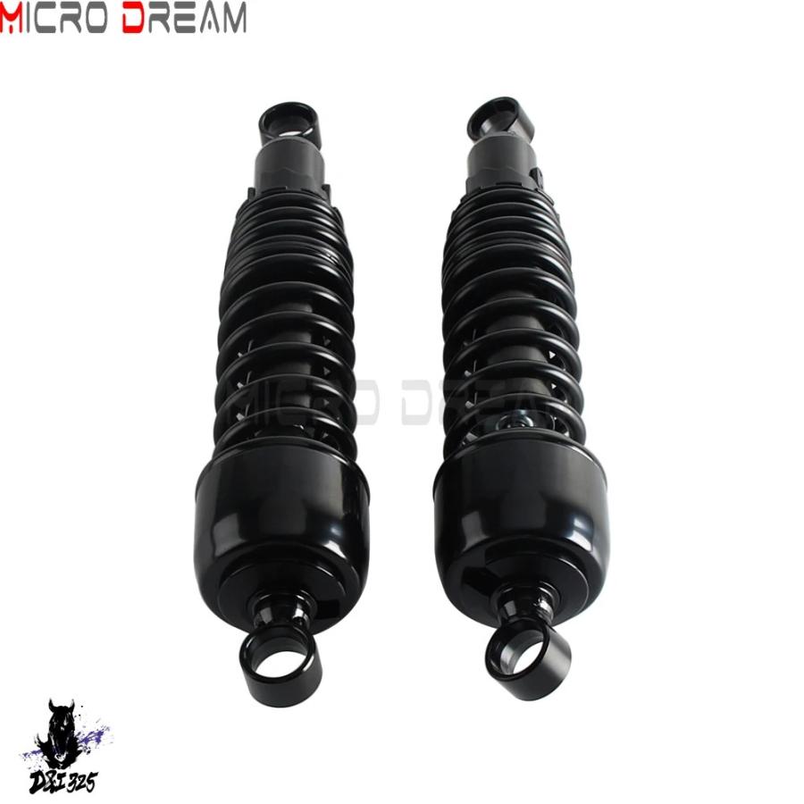 【互換品】 325 mmバイクショックアブソーバーサスペンション保護リアショック吸収スプリングハーレーツーリングスポーツスター 883 1200の画像