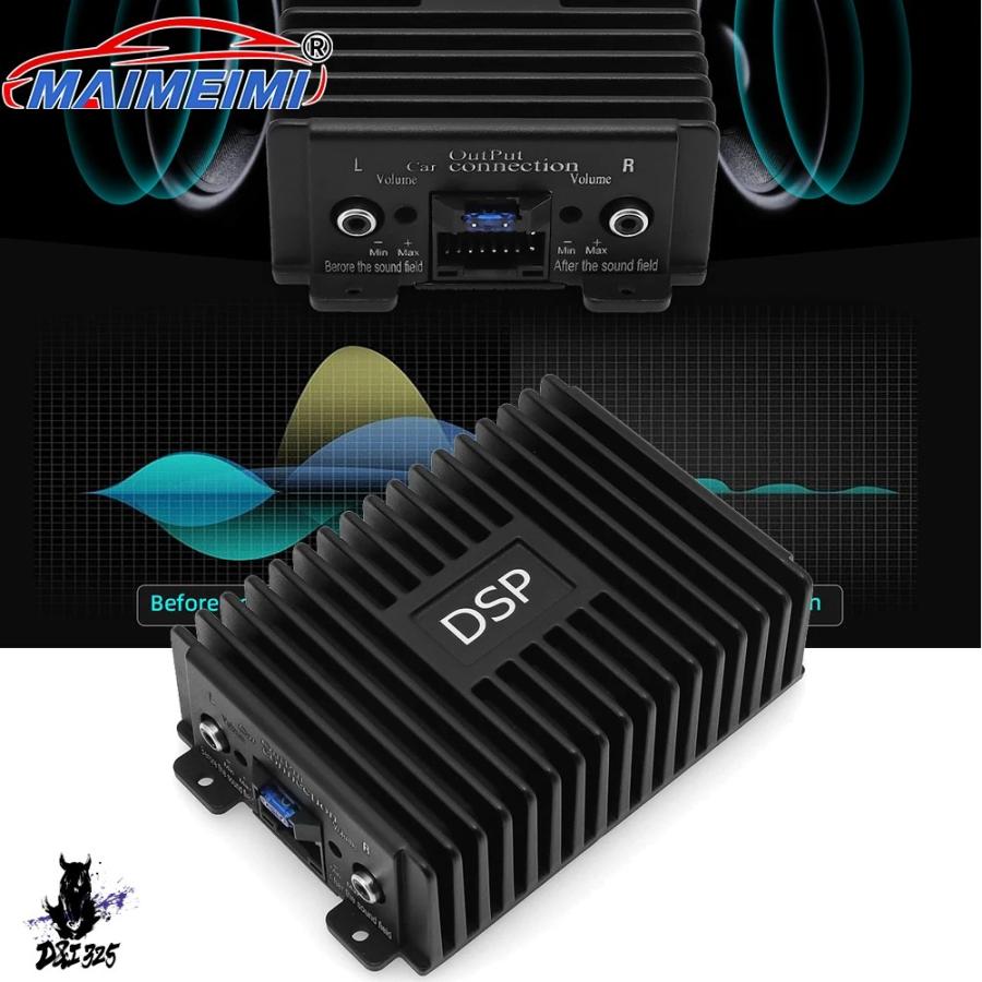 互換品】 4x80W高忠実度パワードDSPアンプオーディオステレオ