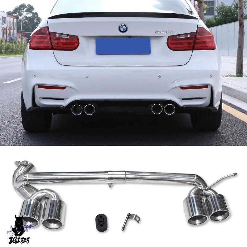 互換品】 デュアルマフラー先端 BMW F30 F31 320i F32 F33 420i 430i