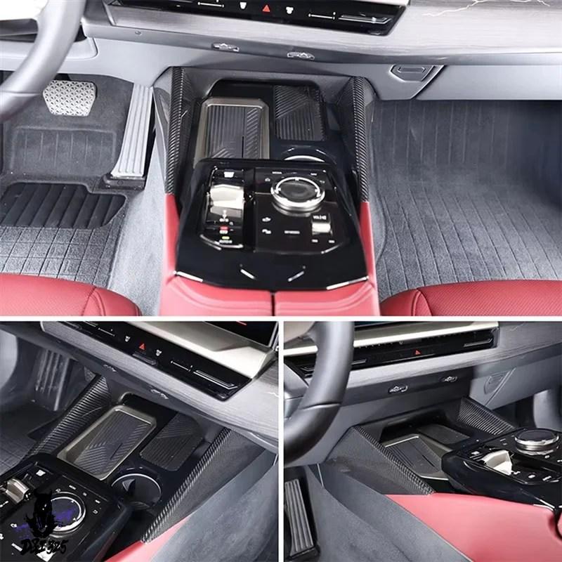 互換品】 BMW 5 シリーズ G60 2024 リアルカーボンセンターコンソール 