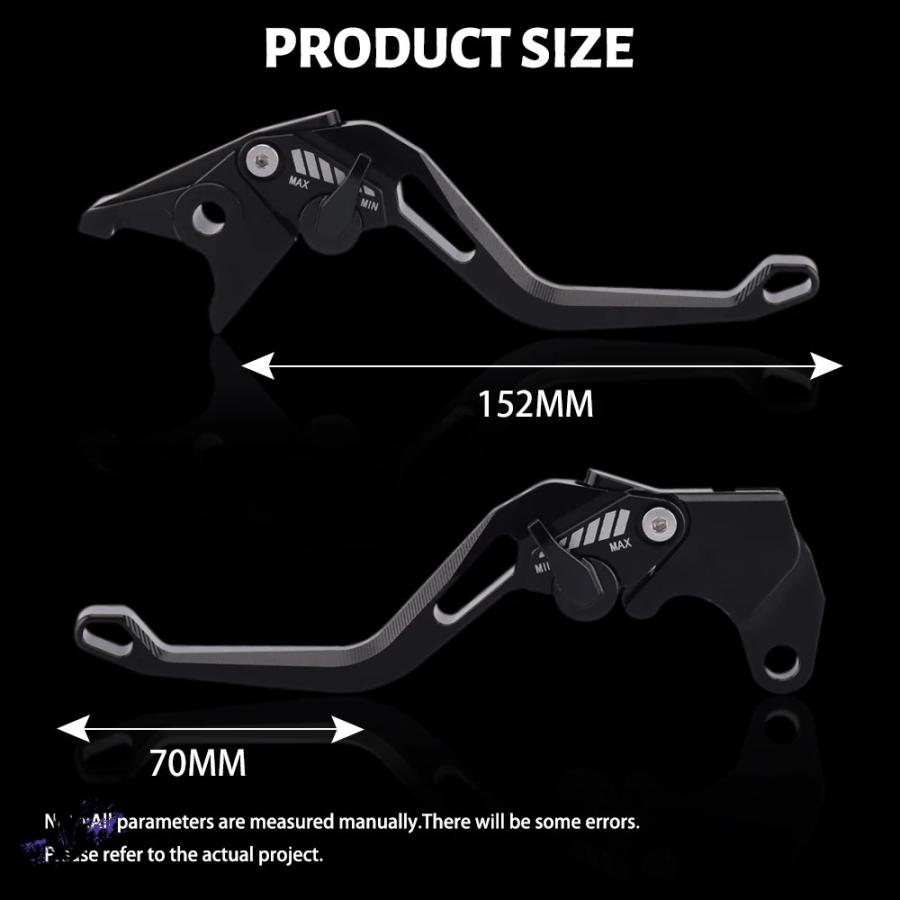 互換品】 バイクハンドルバーブレーキクラッチレバーヤマハ MT-09/SP