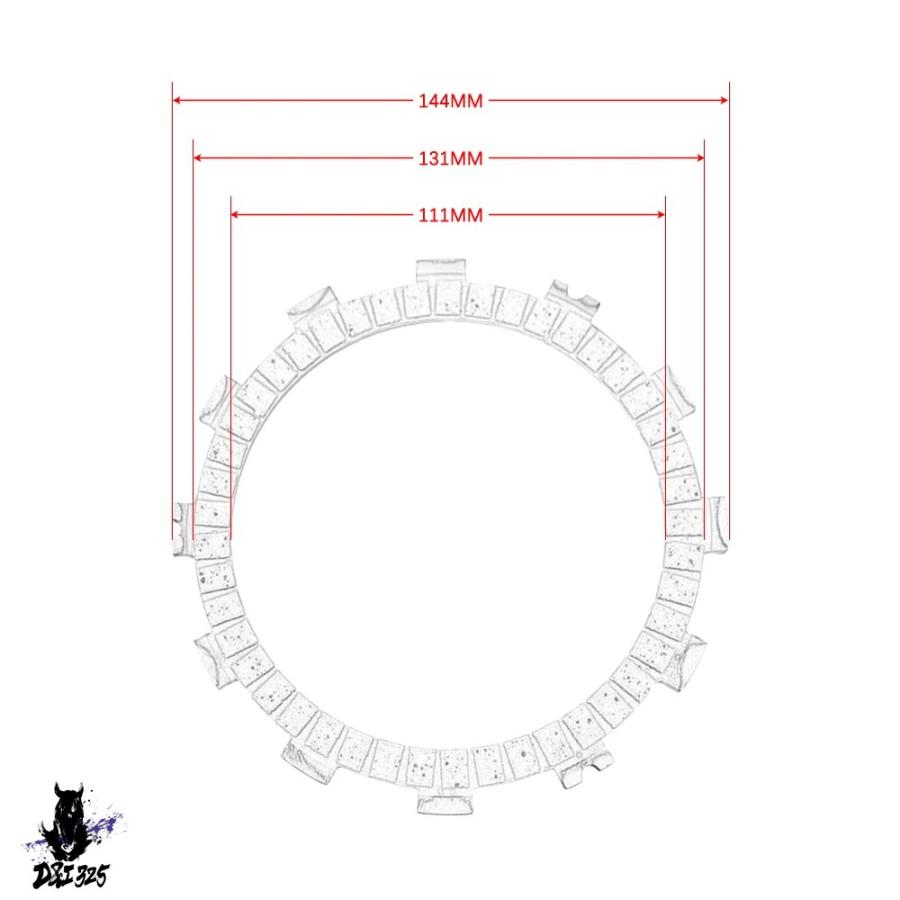 互換品】 バイククラッチプレートフリクションディスク ドゥカティ