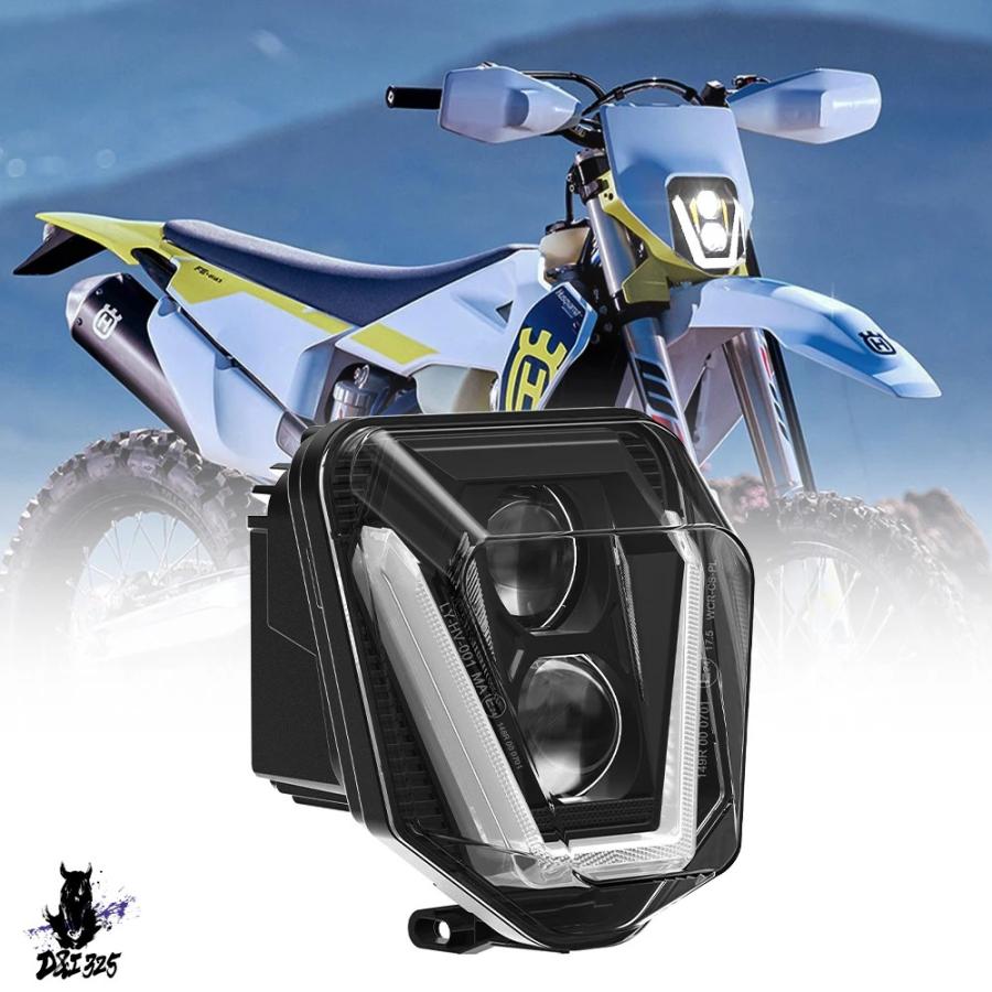 互換品】 ヘッドライトLEDバイクライトウィック ハスクバーナ701