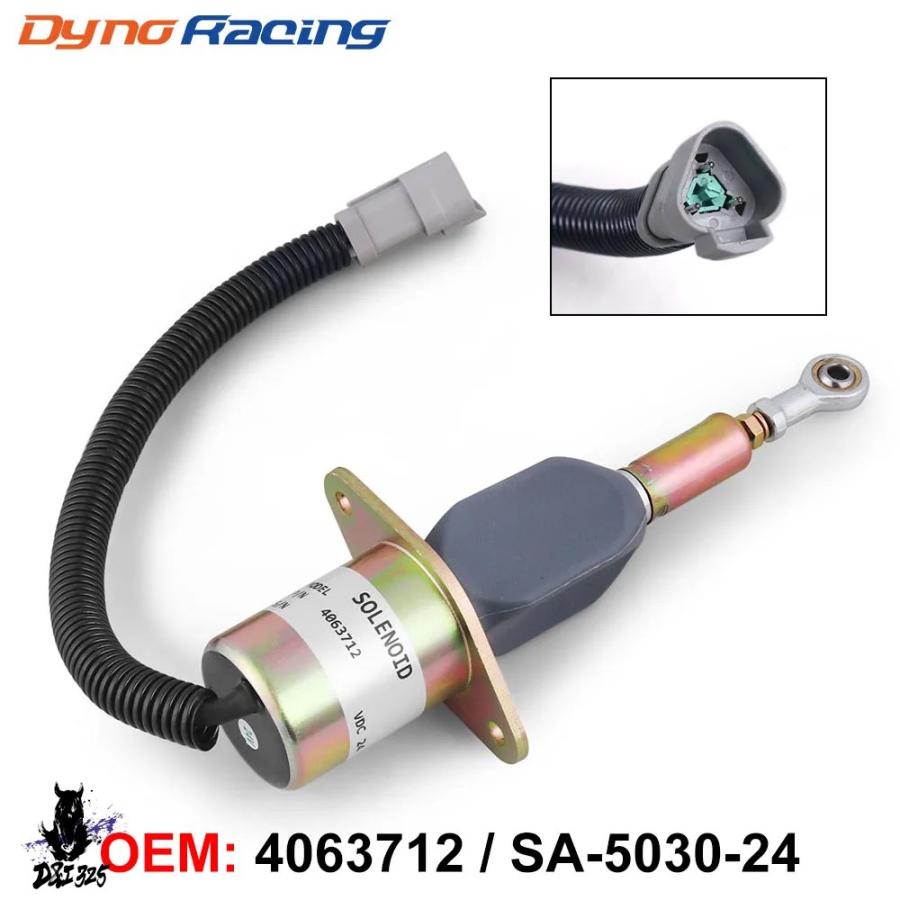 互換品】 24V 燃料遮断ストップソレノイド 4063712 6743-81-9141 SA