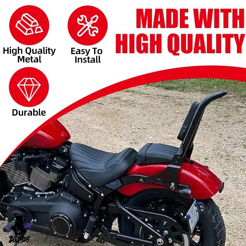 並行輸入品】 バイクリアピリオンシートシーシーバー黒 ハーレー