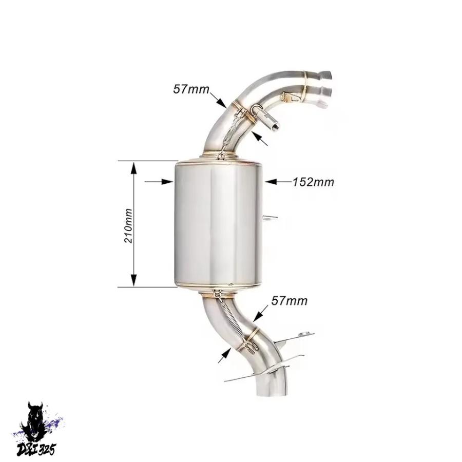 並行輸入品】 スキードゥーサミットx スリップオンエキゾースト