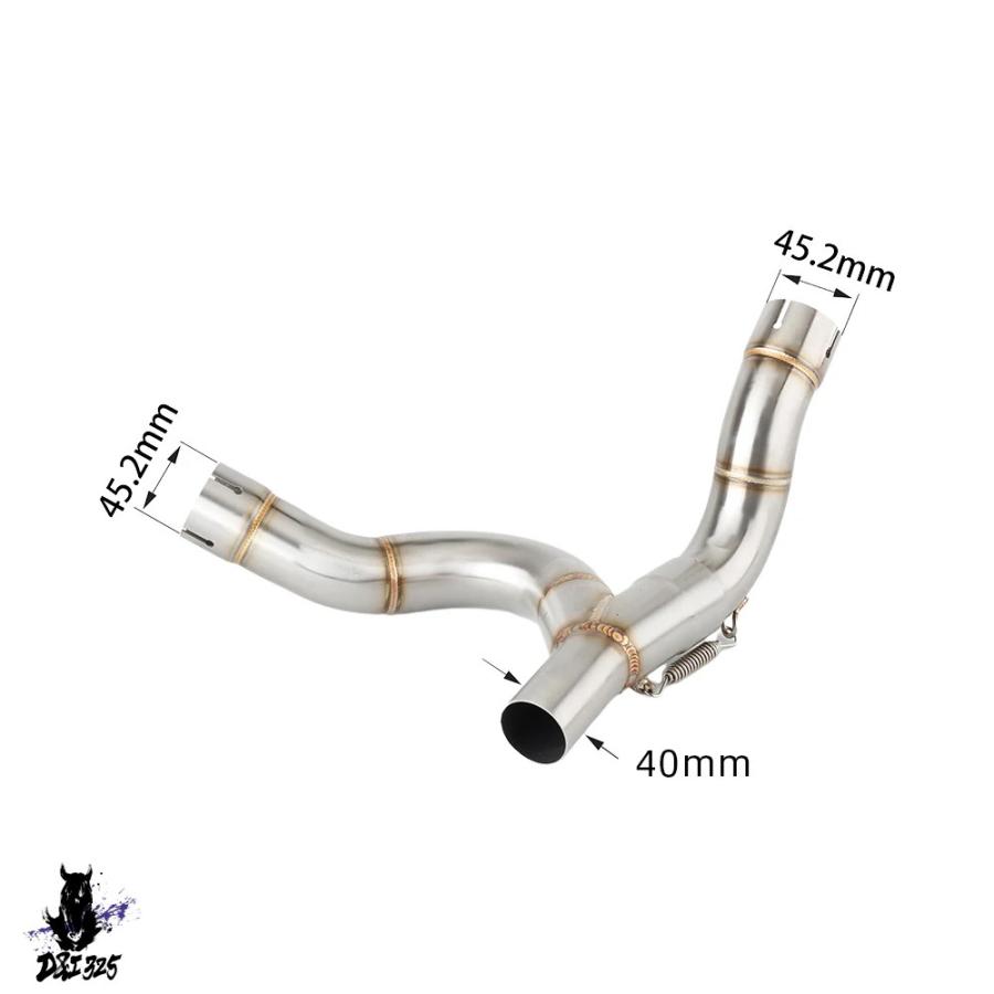 並行輸入品】 バイク高位置マフラーリンクパイプドゥカティデザート X