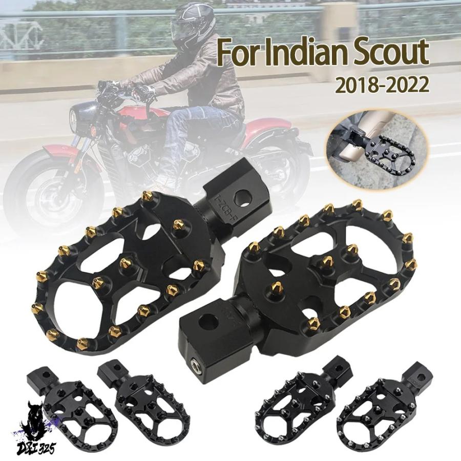 並行輸入品】 360度バイクフットレスト インディアンスカウト 回転