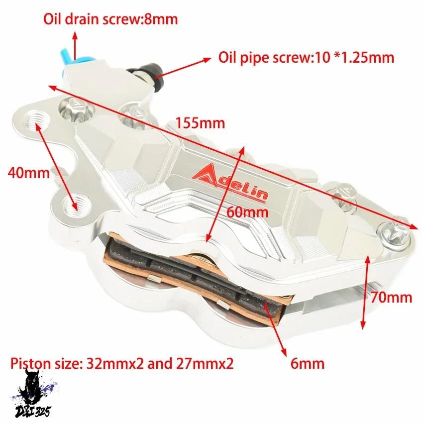 並行輸入品】 汎 バイクアクセサリーブレーキキャリパーアデリン ADL