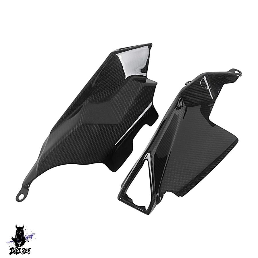 アプリリア rs660用　カーボンマフラーカバー 並行輸入品】 バイクカーボン排気カバーマフラー保護ガードアプリリア