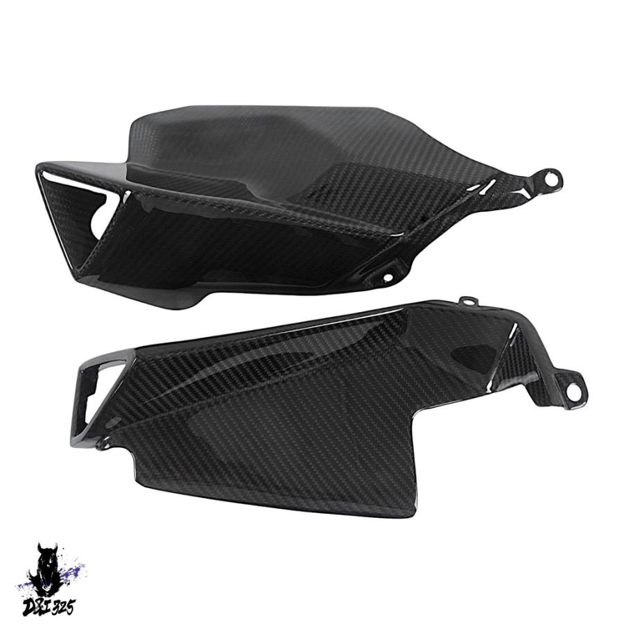 アプリリア rs660用　カーボンマフラーカバー 並行輸入品】 バイクカーボン排気カバーマフラー保護ガードアプリリア