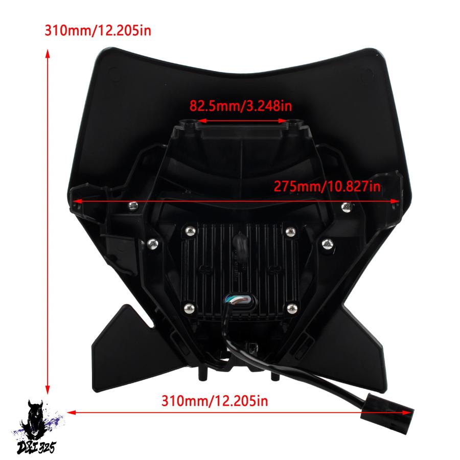 並行輸入品】 2024年式KTMバイク LEDヘッドライト EXC SXF XCW MX