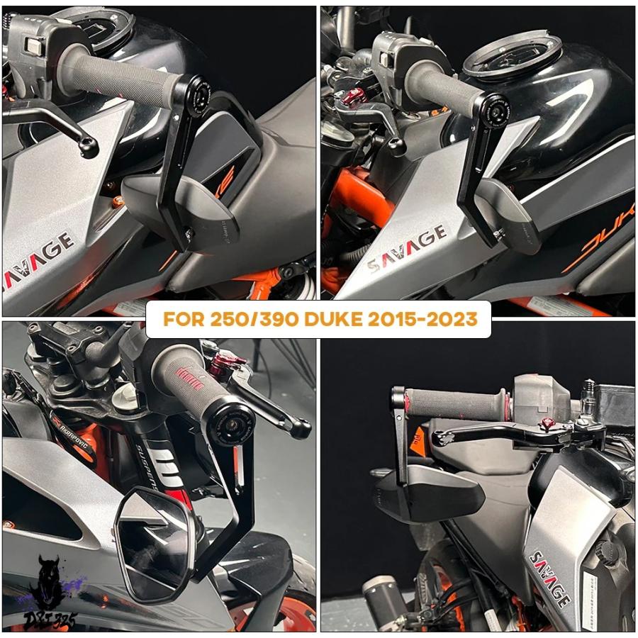 並行輸入品】 2024 デューク 390 ハンドルバーエンドミラー E9 250 125