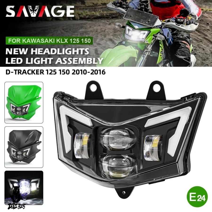 並行輸入品】 E24 ヘッドライトアセンブリカワサキ KLX150 D