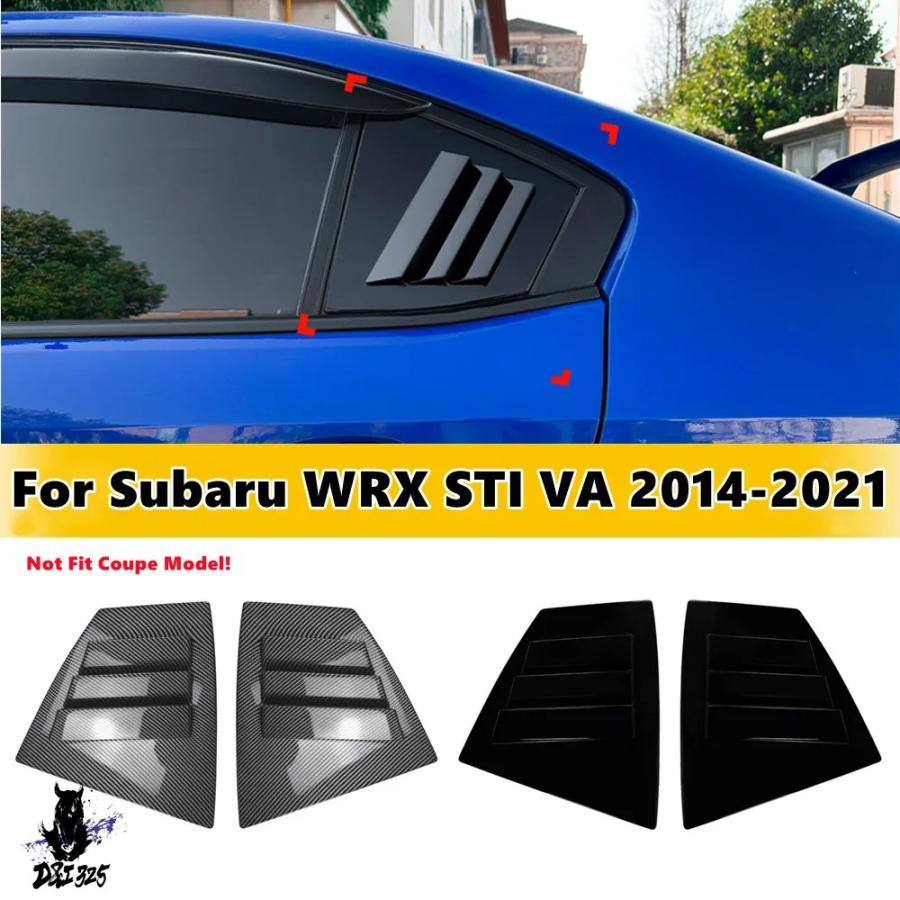 【送料無料】WRX STI VAB型リアルーバーウィンドカバー 並行輸入品】 スバル WRX STI VA 2014-2021 リアウィンドウルーバー