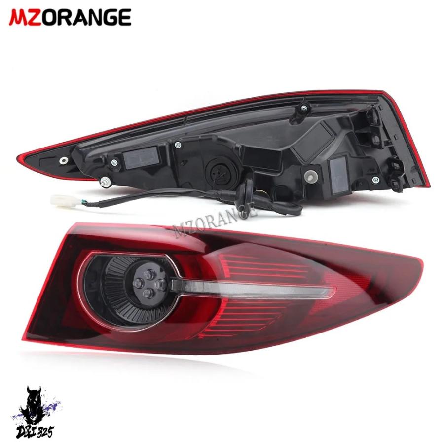 並行輸入品】 1 外側左/右 LED テールライトマツダ 3 セダン 2019 2020