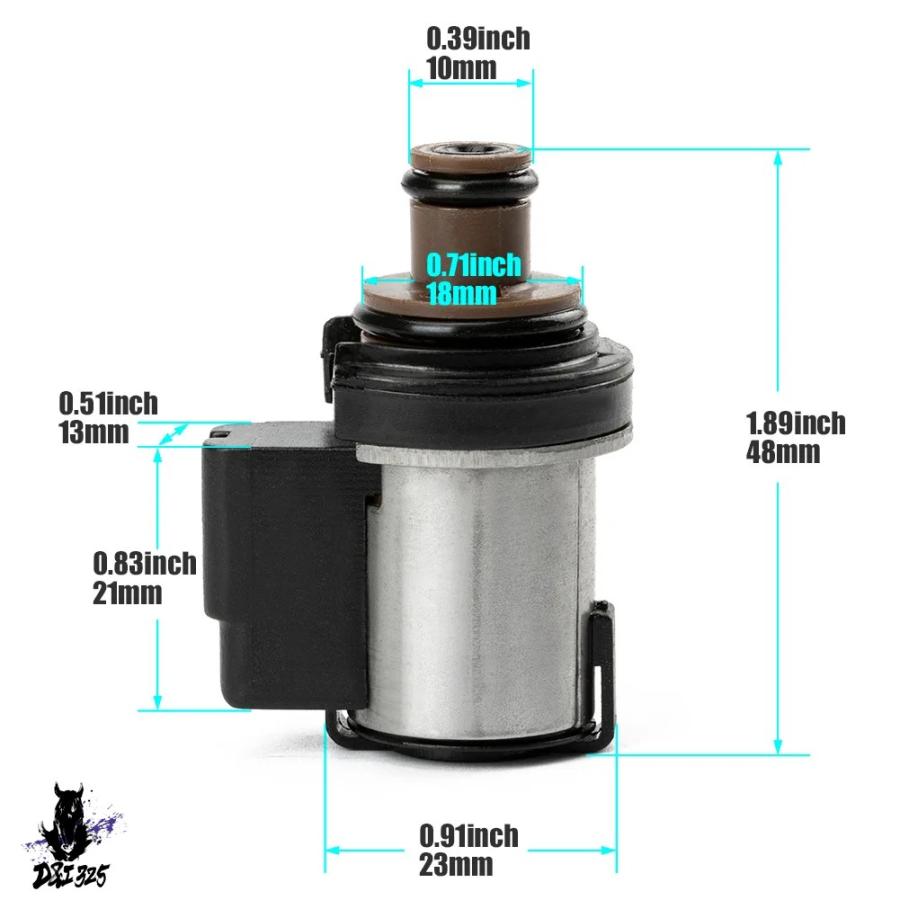 並行輸入品】トルクコンバーターロックアップソレノイド 3.4-3.7Ω 12.2