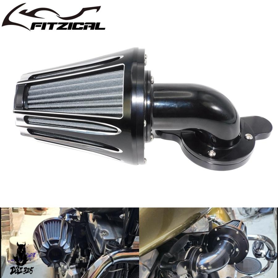 互換品】 バイクエアフィルタークリーナーアルミハーレーツーリング