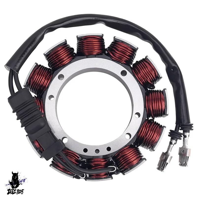 取り替えっこ品  自動二輪車焚きつけるステータコイルコンプハーレーエレクトラグライド FLHTCI FLHTI FLHTPI FLHTCUI ロードキングツアーグライドウルトラクラシック FLHP