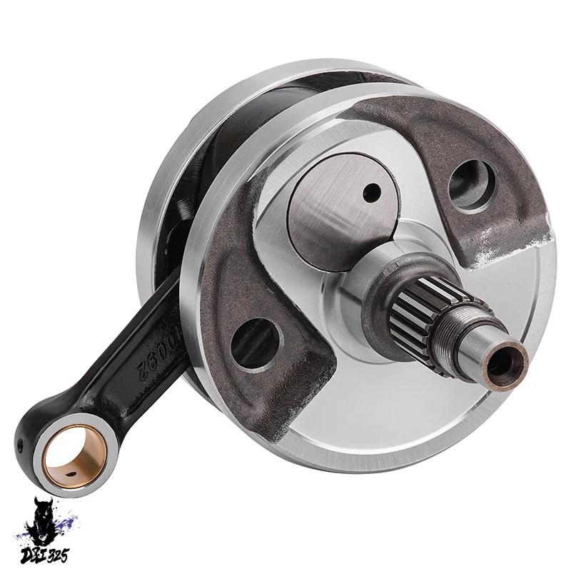 互換品  バイクエンジンコンロッドクランクシャフトアセンブリヤマハ YZ250F YZ250 F YZ 250F 2003-2013 5UL-11400-00-00 5XC-11400-00-00の画像