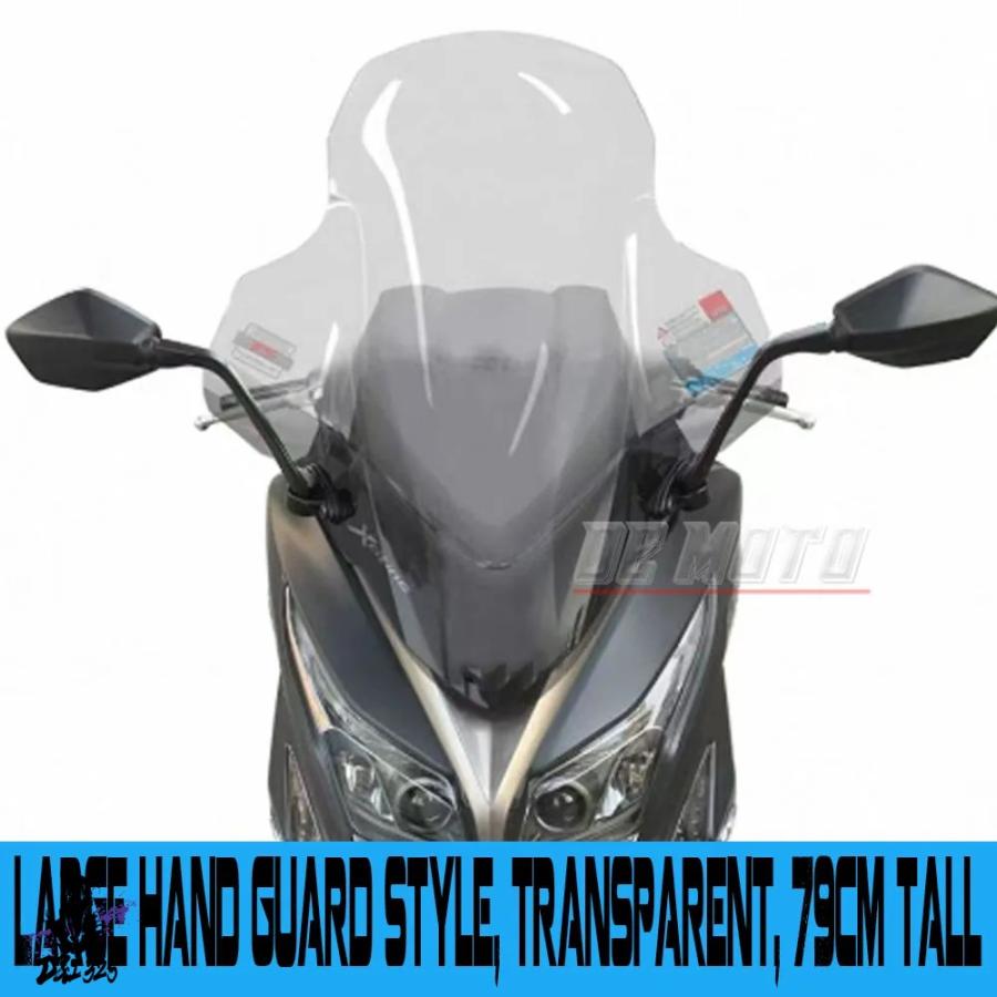 互換品 Kymco Xciting 250 Xciting 300 Xciting 400 ウインディアンシールドミラーカスタムアクセサリー（品 ワイドモデル）_4