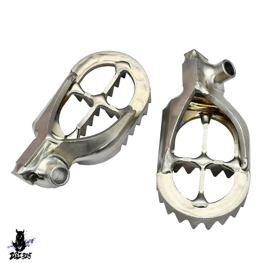 互換品  ヤマハバイクチタン合金フットレストペグ tc4フットペグ yz125 yz250 yz250f yz450f wr250f wr450f yz 125 250 x fxの画像