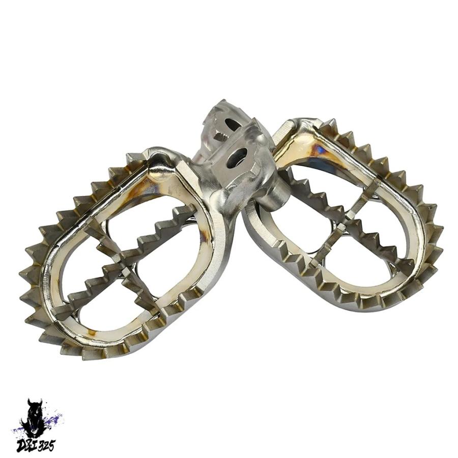 互換品  ヤマハバイクチタン合金フットレストペグ tc4フットペグ yz125 yz250 yz250f yz450f wr250f wr450f yz 125 250 x fxの画像