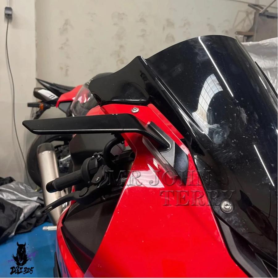 互換品  2026 S1000RR バイクバックミラー サイドミラー LEDウィンカーライト BMW S1000 RR 2019-2026対応の画像