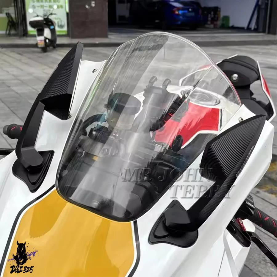 互換品  ヤマハ YZF-R1M YZF-R1M 2020 2021 2022 2023 2024 2025 バイクアクセサリー リアビューミラー LEDウインカーの画像
