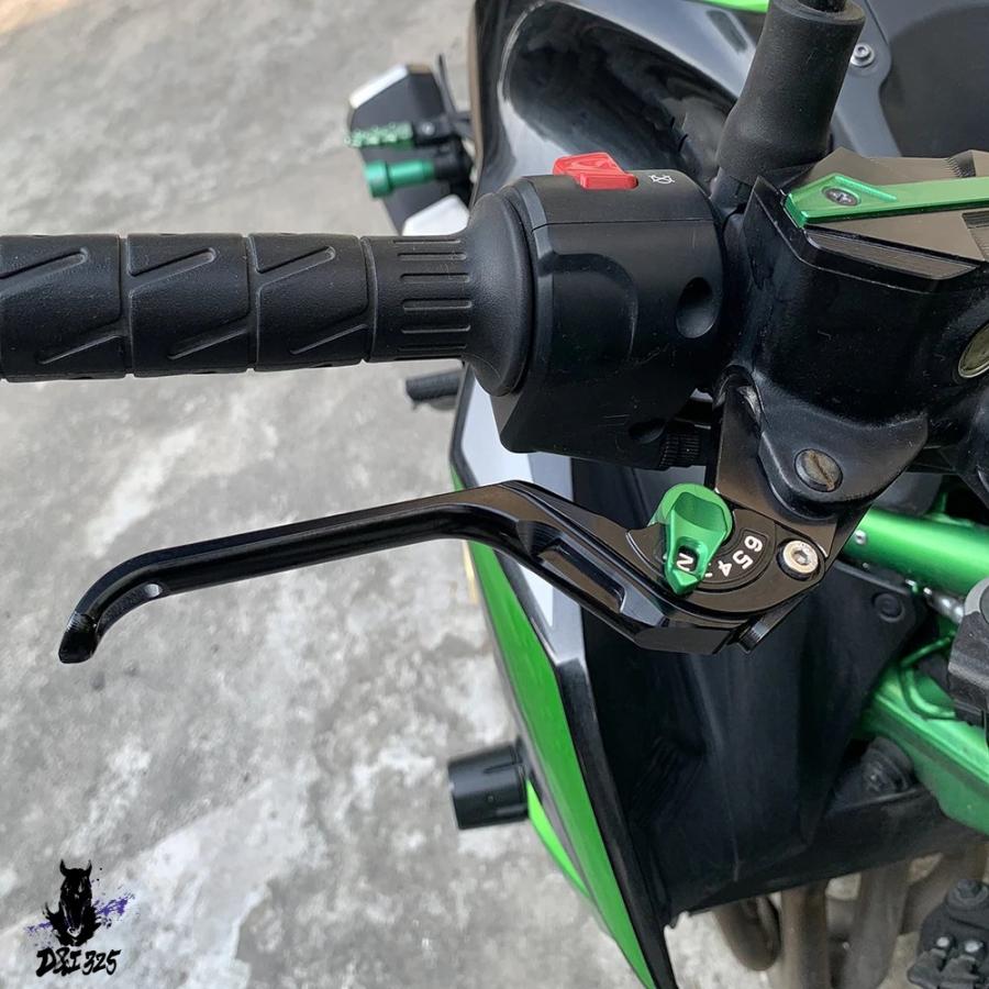 互換品  カワサキ Z900 Z 900 2017-2024 2025 2026 アクセサリー バイク 調整可能 ブレーキ クラッチ レバー カスタム ハンドル レバー セット_11