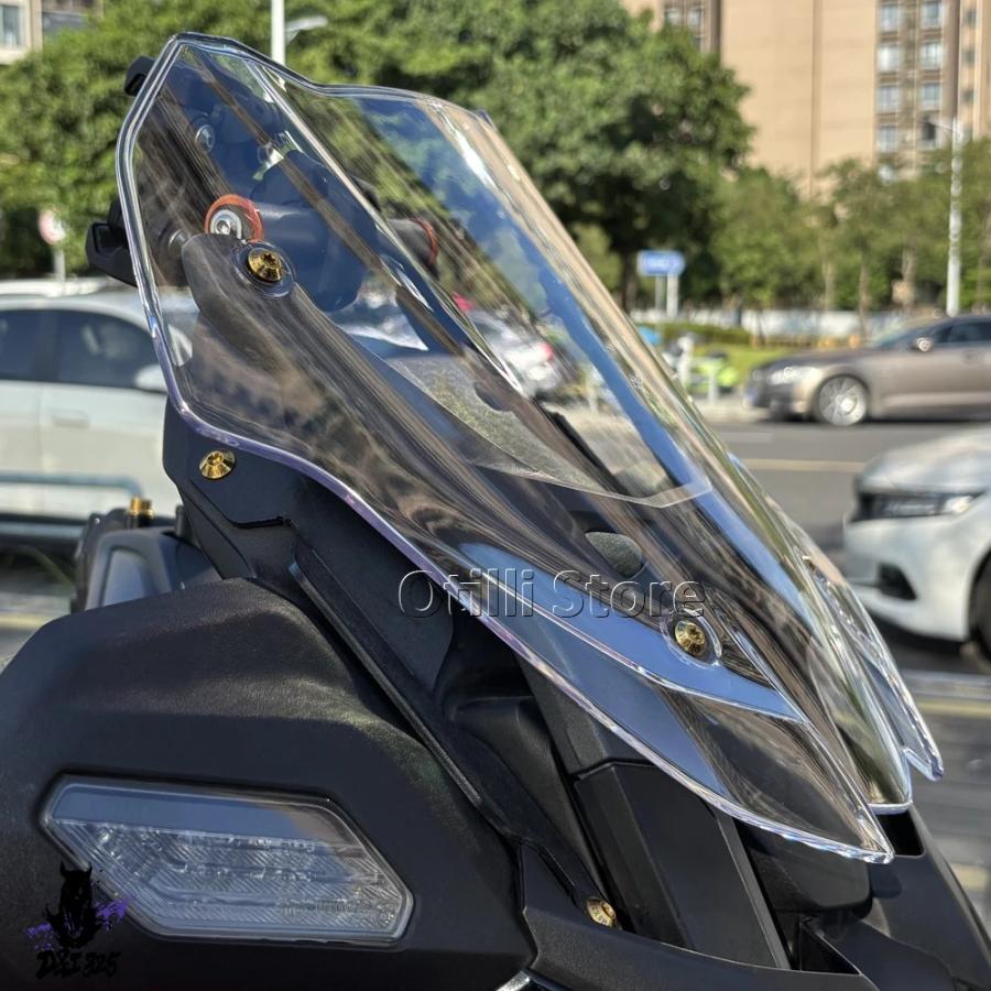 互換品  ヤマハ XMAX300 XMAX-300 X-MAX 300 2025 2026 バイク ウインディアンスクリーン ウインディアンシールド 風ガード スポイラー_8