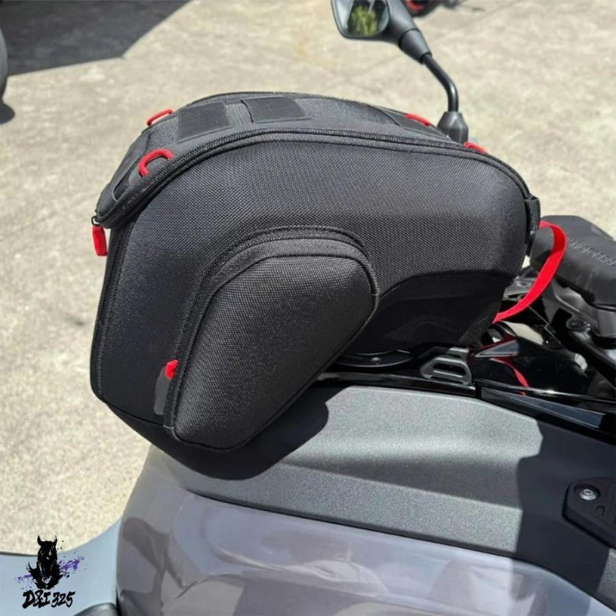 互換品 BMW GS1300 R 1300 GS ADV R1300GS Adventure 2024 2025 バイク タンクバッグ 防水燃料オイルタンクバッグ 12L スマホ収納バッグ