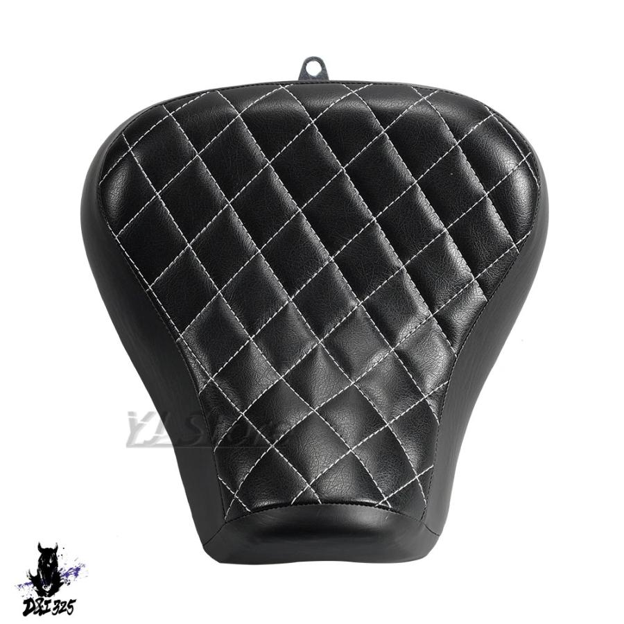 互換品 ドライバーライダーソロシートハーレーダビッドソンスポーツスター XL883 1200 フォーティエイト 72 1983-2003 バイク Pu レザーパッド