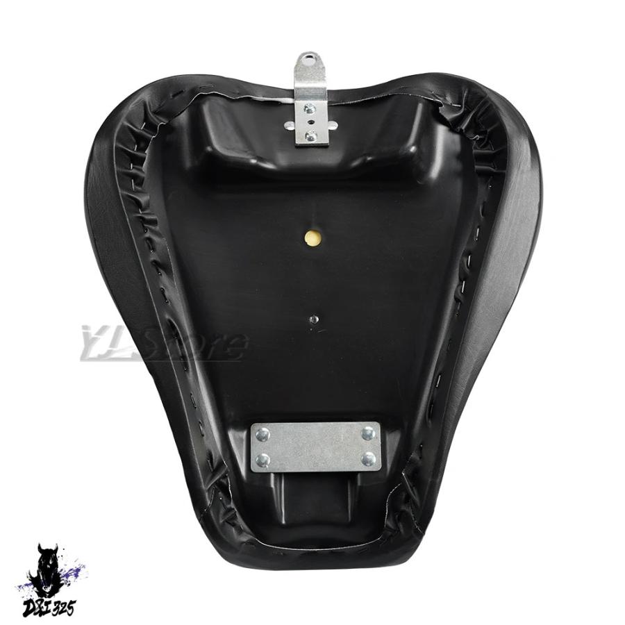 互換品 ドライバーライダーソロシートハーレーダビッドソンスポーツスター XL883 1200 フォーティエイト 72 1983-2003 バイク Pu レザーパッド