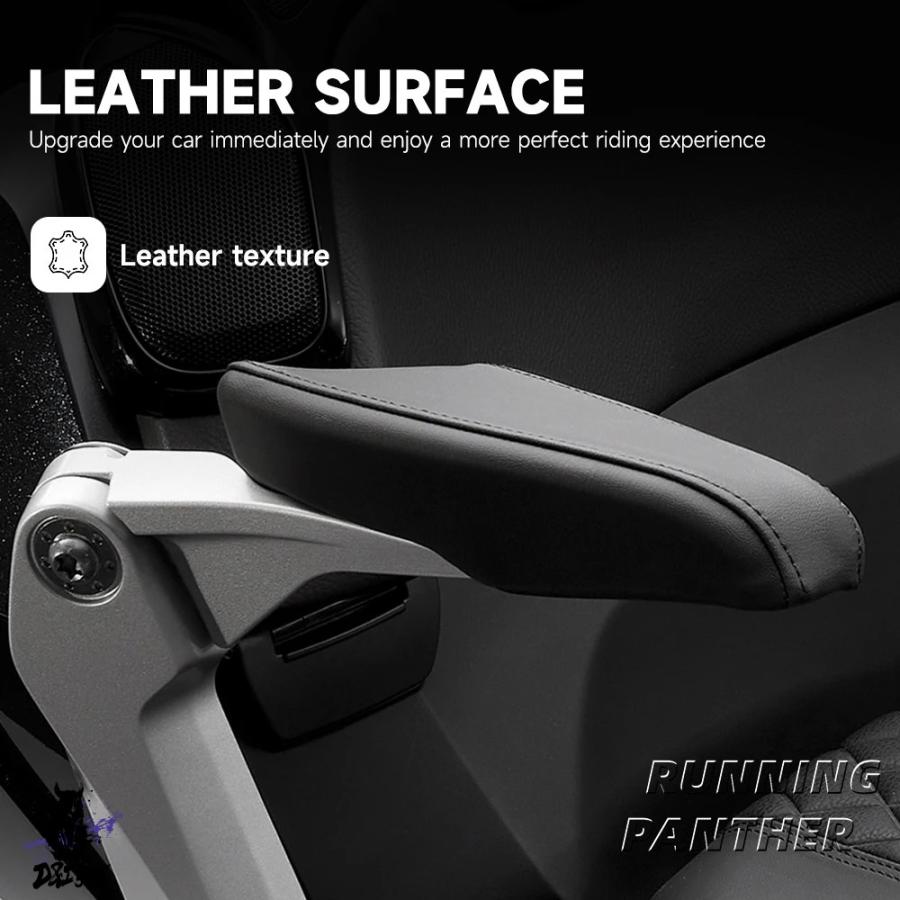 互換品  バイク BMW K1600 GA 黒リア助手席アームレストアクセサリーの画像