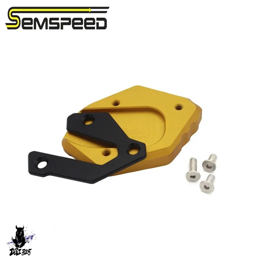 互換品  バイク サイドスタンド 延長プレート ヤマハSEMSPEED-トレーサーMT-07 700 xsr FZ-07 700-2018 キックスタンド 拡大 2024_4