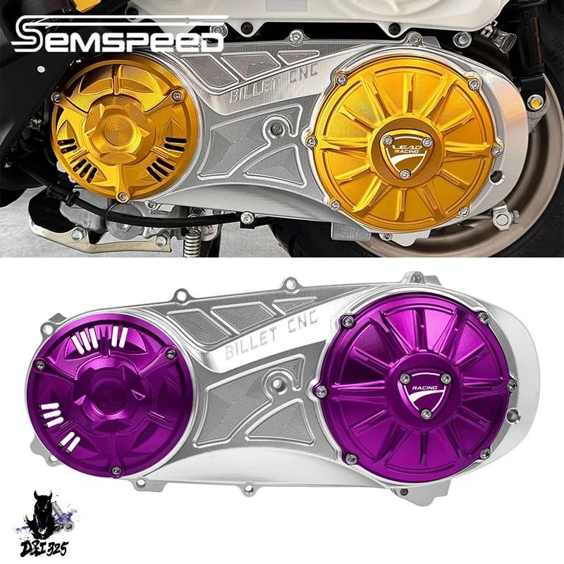 互換品 SEMSPEED バイク トランスミッションカバー ホンダ リード 125CC NH125 JF01 2022-2025 クリック ジョルノ+ ? トランスミッションケースカバー_3