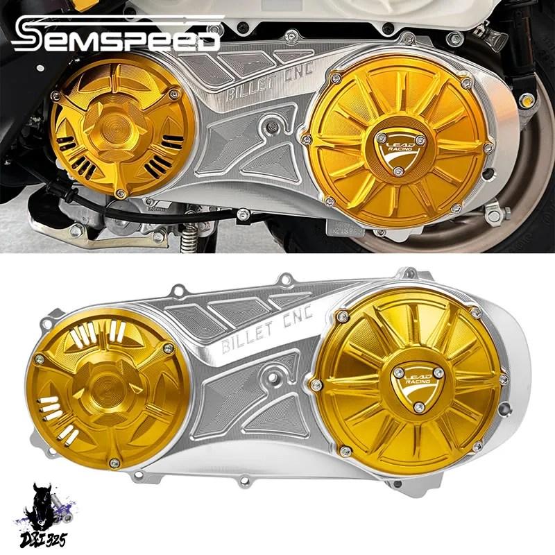 互換品 SEMSPEED バイク トランスミッションカバー ホンダ リード 125CC NH125 JF01 2022-2025 クリック ジョルノ+ ? トランスミッションケースカバー_5