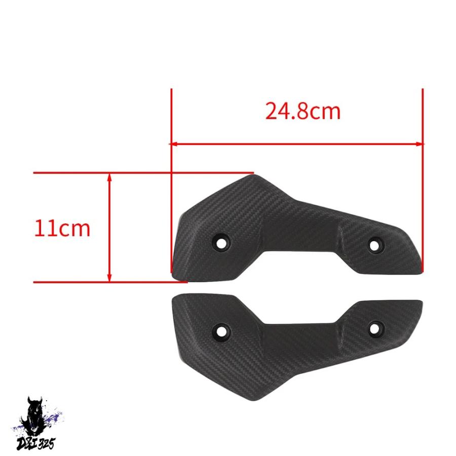 【互換品】 オートバイ カーボンファイバー サイドラジエーター保護カバー トライアンフ トライデント660 2021-2023 社外製_1