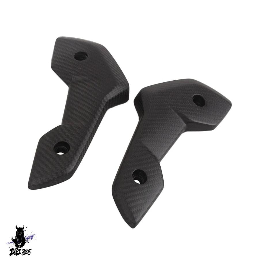 【互換品】 オートバイ カーボンファイバー サイドラジエーター保護カバー トライアンフ トライデント660 2021-2023 社外製_4