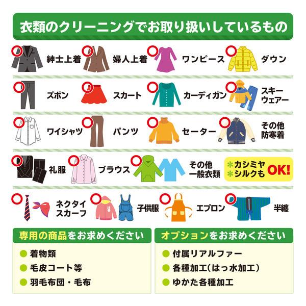 クリーニング Lバッグ １０点まで 詰め放題 保管 付き 送料無料(東北・関東・甲信越)の画像