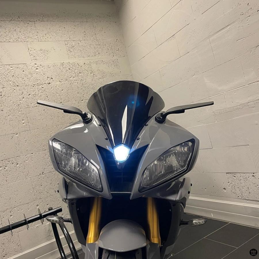 ヤマハR1R6 R25 R3 R125 R15 FZ6R R6S用回転サイドバイク 二輪ミラー : 世田谷インポートモール - 通販 ...