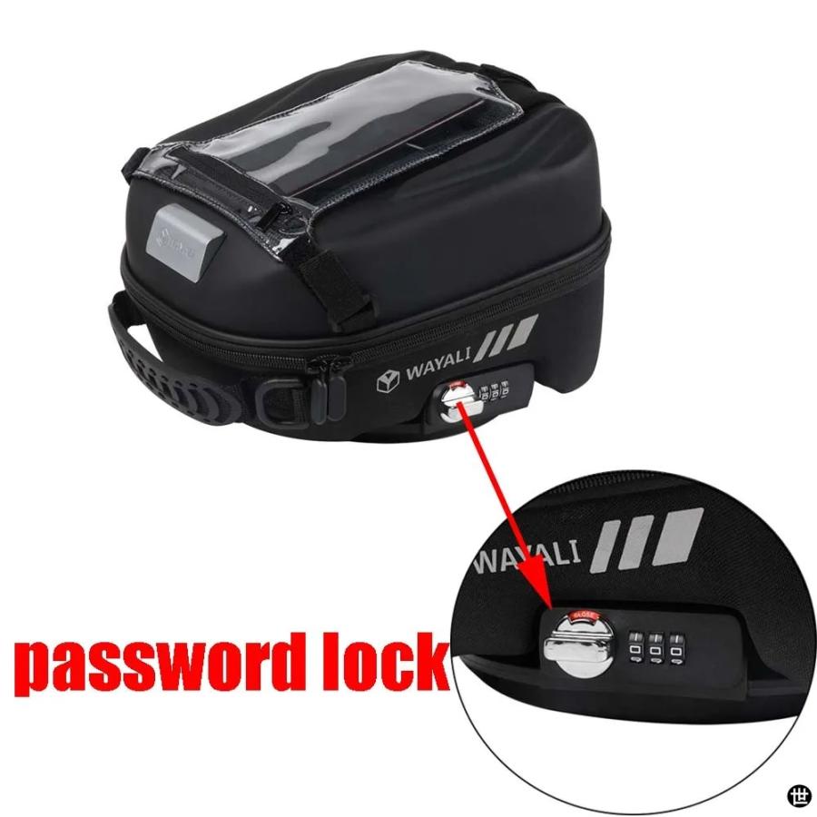 スズキ用ラゲッジタンクバッグ タンクロック収納バックパック GPS