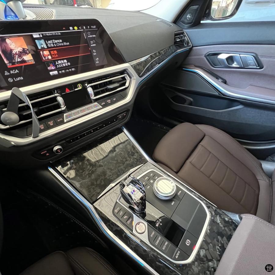 BMW用カーボンインテリアカバー 3 4シリーズ G20 G21 G22 G23 G26 