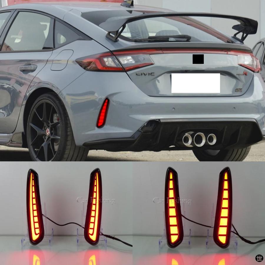 ホンダシビック用カーLEDリフレクター リアフォグランプ バンパー
