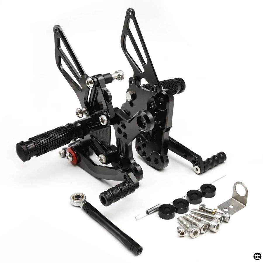 カワサキニンジャ400用バイク リアフットレスト ペダル 400 Z400 2018-23の画像