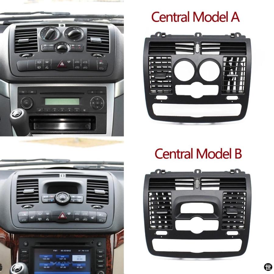カーエアコンベント AC ベントアウトカバーメルセデスベンツヴィト