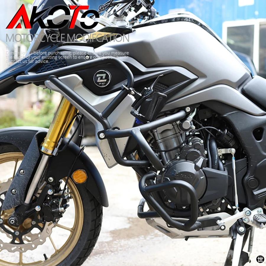 バイクエンジンガードバンパークラッシュバーボディフレームプロテクター KOVE 500X KY500X 525X モンタナ XR5 アイアン拳 500 RVM500 500 2023 +_3