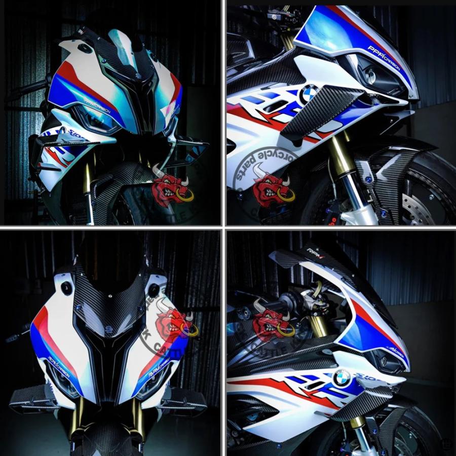 BMW S1000RR 2022 M1000RR S 1000RR 1000 RR 2019-21 バイクアクセサリーウイングレット空力ウイングキットスポイラーの画像