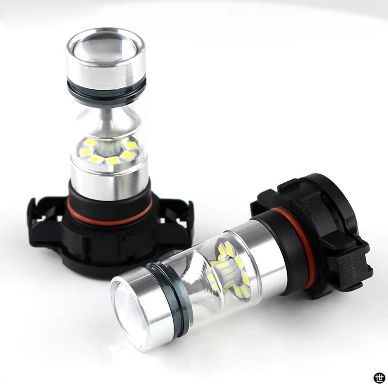 ミニクーパーヘッドライト左右セット　バラスト付き 2 個 CANBUS PSX24W 2504 LED ライト電球ミニクーパー F55 F56